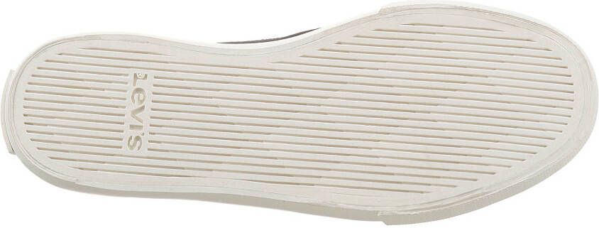 Levi's Plateausneakers DECON LACE S met contrastnaden vrijetijdsschoen lage schoen veterschoen