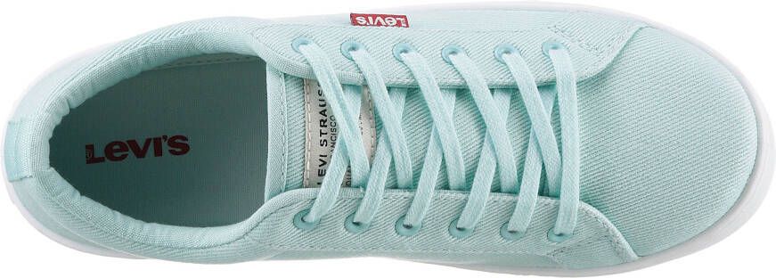 Levi's Plateausneakers MALIBU 2.0 met logo-patch vrijetijdsschoen lage schoen veterschoen