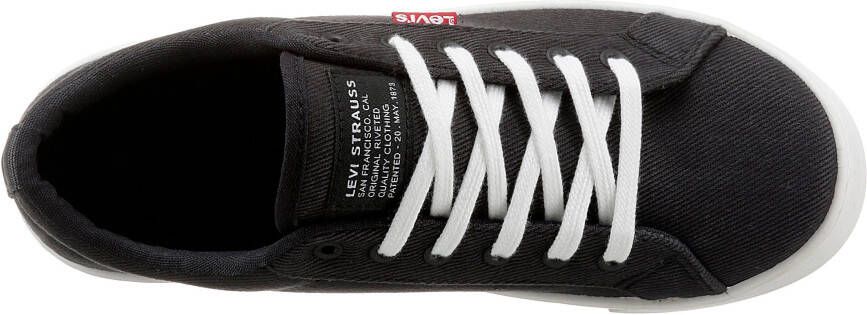 Levi's Plateausneakers MALIBU 2.0 met logo-patch vrijetijdsschoen halfhoge schoen veterschoen