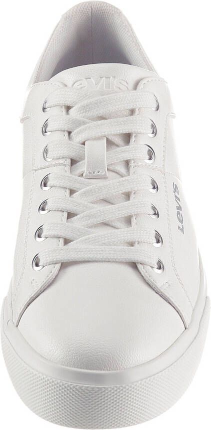 Levi's Plateausneakers Woodward S met levi s opdruk vrijetijdsschoen halfhoge schoen veterschoen