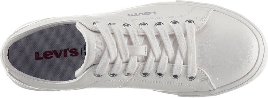 Levi's Plateausneakers Woodward S met levi s opdruk vrijetijdsschoen halfhoge schoen veterschoen