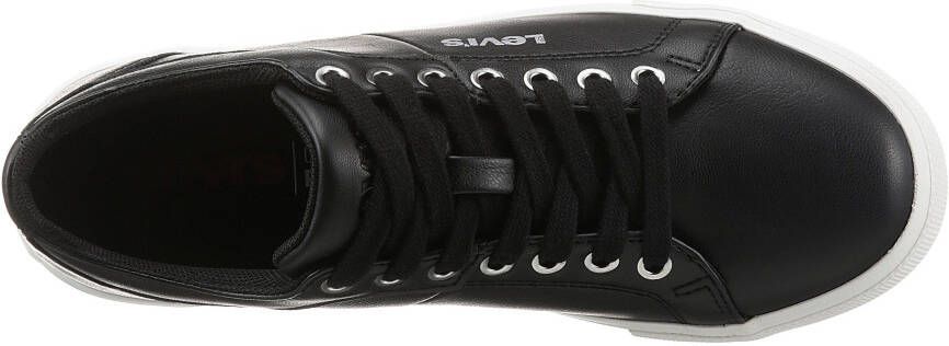 Levi's Plateausneakers Woodward S met levi s opdruk vrijetijdsschoen halfhoge schoen veterschoen