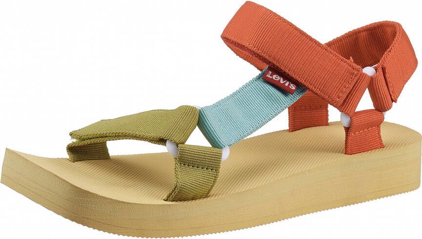 Levi's NU 21% KORTING ® Sandalen CANDYS LOW met rood merk