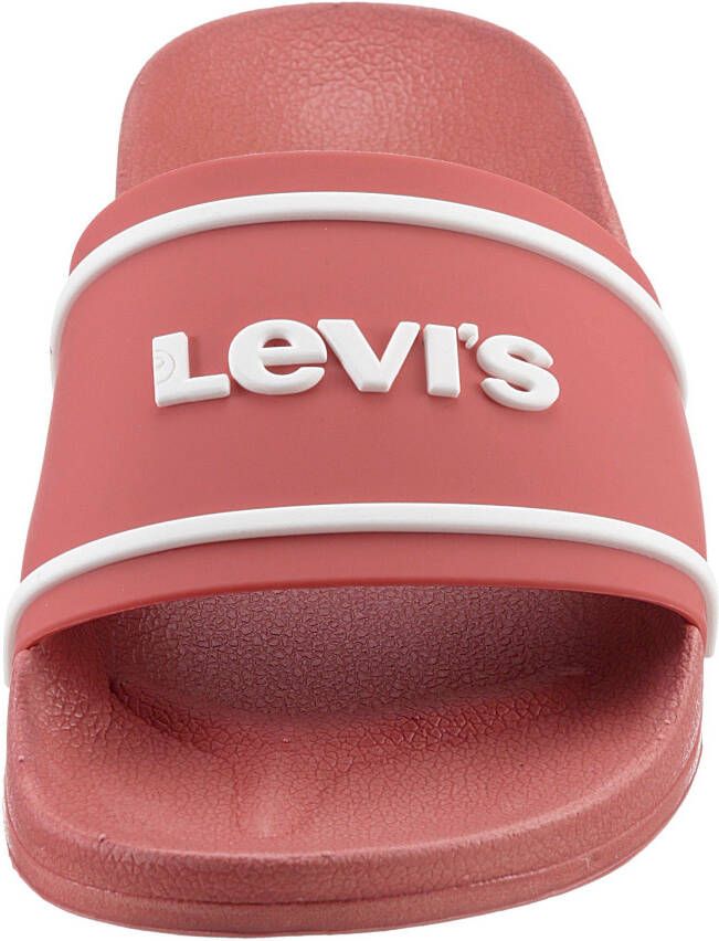 Levi's Slippers JUNE 3D S met een logo-opschrift