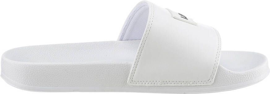 Levi's Slippers JUNE BATWING PATCH S plateau zomerschoen slippers met contrast-logo-opdruk