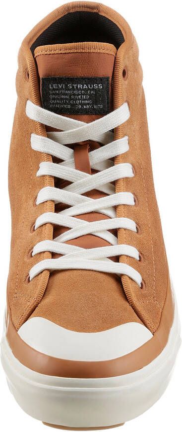 Levi's Sneakers SQUARE RIPPLE MID 2.0 met robuuste loopzool
