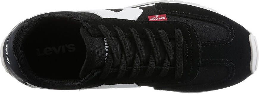 Levi's Sneakers STRYDER RED TAB S met contrastafwerkingen vrijetijdsschoen lage schoen veterschoen