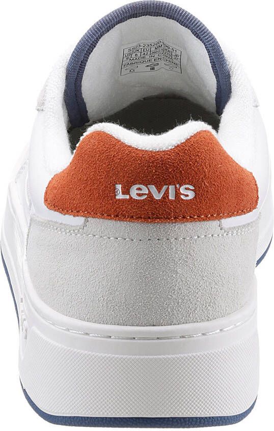 Levi's Sneakers Glide met gekleurd contrastbeleg