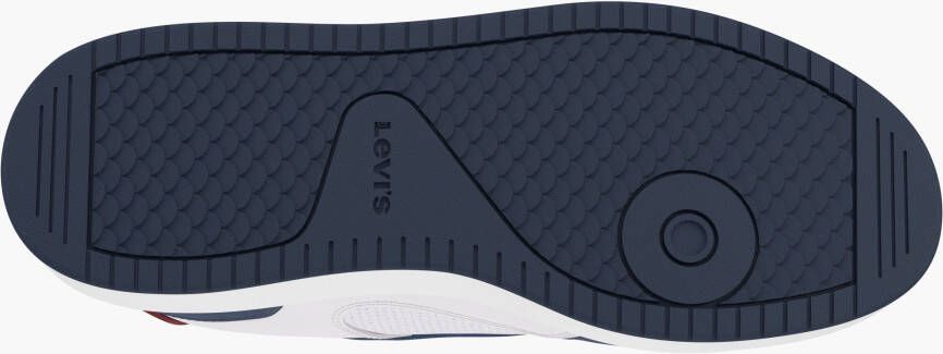 Levi's Sneakers Piper modieuze contrastafwerkingen vrijetijdsschoen lage schoen veterschoen