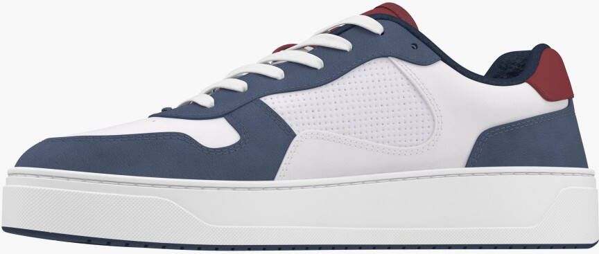 Levi's Sneakers Piper modieuze contrastafwerkingen vrijetijdsschoen lage schoen veterschoen