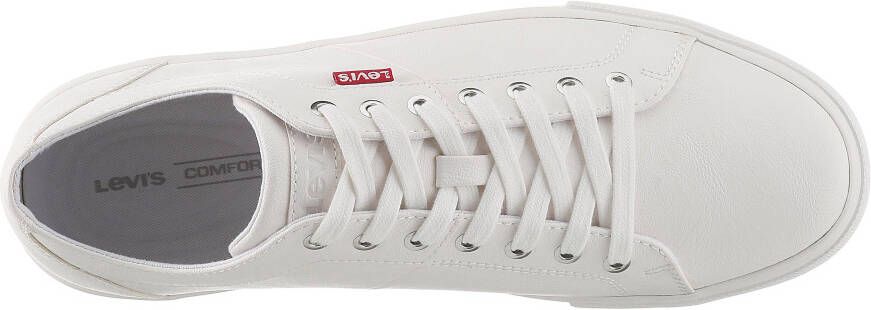 Levi's Sneakers WOODWARD met sierstiksels vrijetijdsschoen lage schoen veterschoen