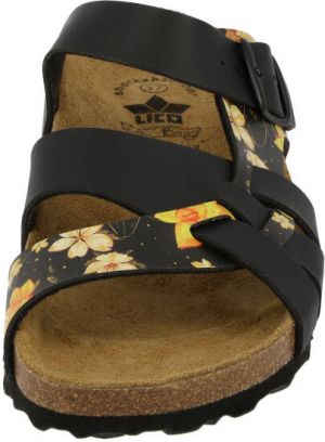 Sabots Femme Lico Bioline - Mules Imprimées Avec Boucle Réglable - Semelle Intérieure Cuir Et Semelle EVA