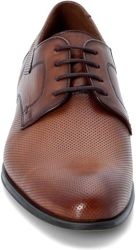 Lloyd Veterschoenen Levin met modieuze embossing vrijetijdsschoen halfhoge schoen veterschoen