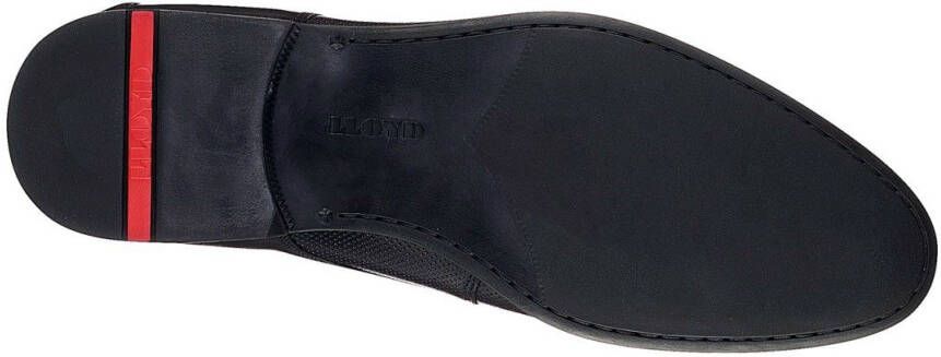 Lloyd Veterschoenen Levin met modieuze embossing vrijetijdsschoen lage schoen veterschoen