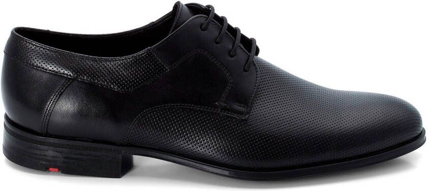 Lloyd Veterschoenen Levin met modieuze embossing vrijetijdsschoen lage schoen veterschoen