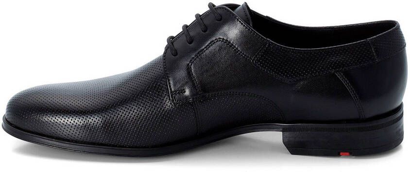 Lloyd Veterschoenen Levin met modieuze embossing vrijetijdsschoen lage schoen veterschoen