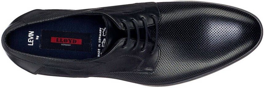 Lloyd Veterschoenen Levin met modieuze embossing vrijetijdsschoen lage schoen veterschoen