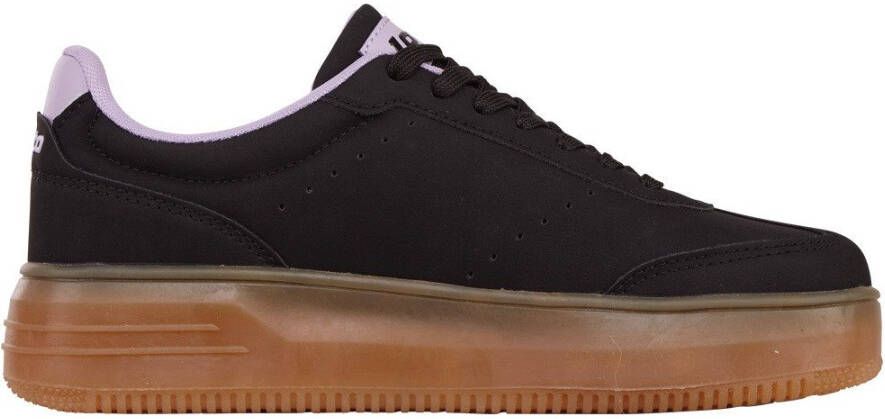 lotto Sneakers op honingkleurige plateau-sneakerzool