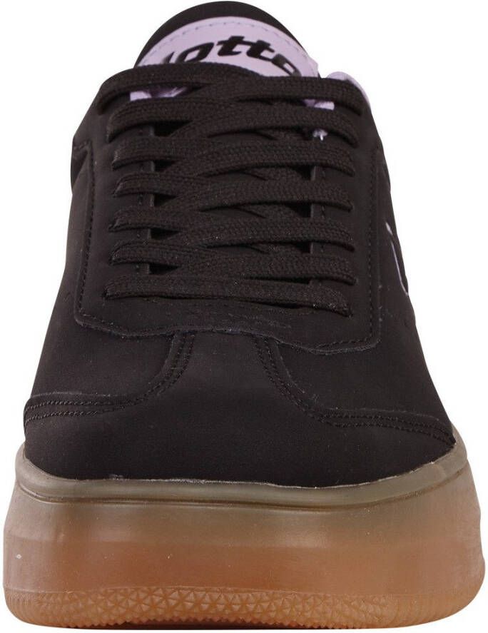 lotto Sneakers op honingkleurige plateau-sneakerzool