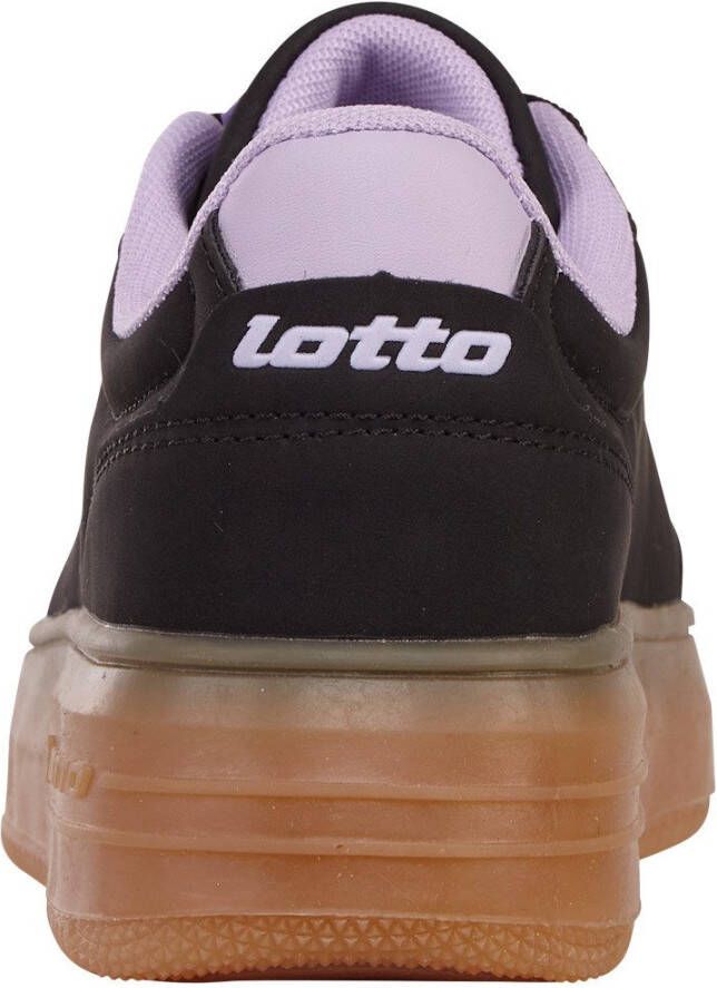 lotto Sneakers op honingkleurige plateau-sneakerzool
