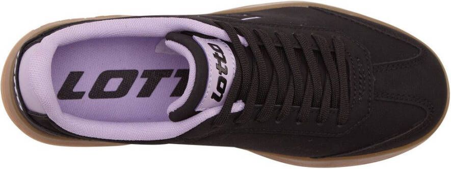 lotto Sneakers op honingkleurige plateau-sneakerzool