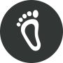 Lurchi Barefootschoenen Jola Barefoot lage schoen sneaker met bloemen maat sjabloon te downloaden - Thumbnail 2