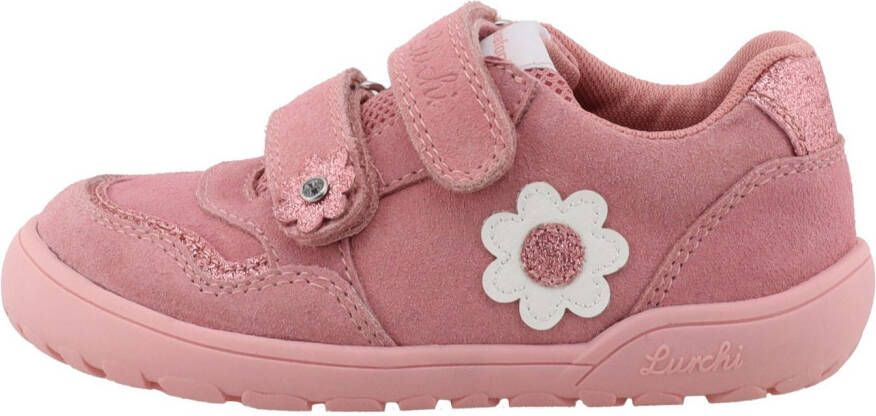 Lurchi Barefootschoenen Jola Barefoot lage schoen sneaker met bloemen maat sjabloon te downloaden