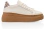 Marc Cain Plateausneakers Happy Classics chunky sneaker retro sneaker met modieuze hak in dierenlook - Thumbnail 4