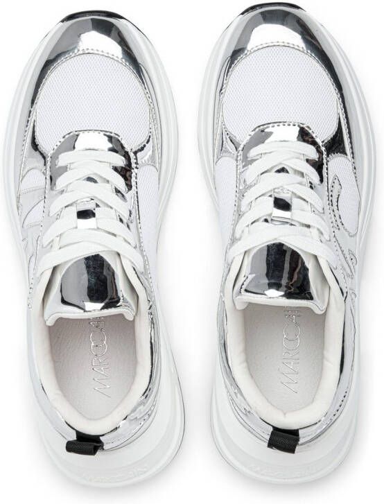 Marc Cain Plateausneakers Sky Colours chunky sneaker in metallic look