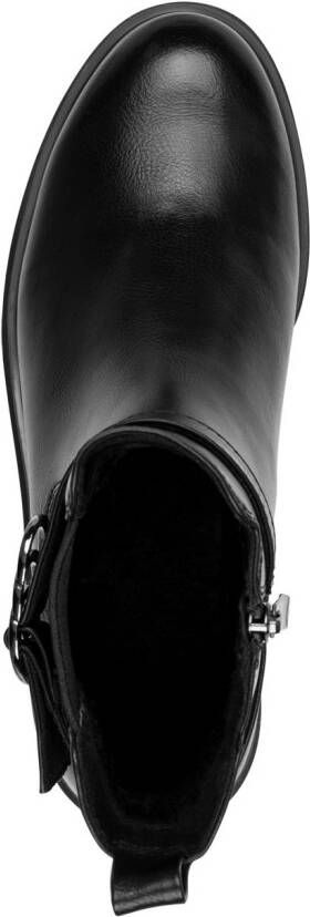 Marco Tozzi Chelsea-boots blokhak enkellaarsjes met mooie siergesp - Foto 4
