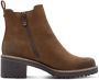 Marco Tozzi Chelsea-boots blokhak enkellaarsjes in vegan verwerking - Thumbnail 4
