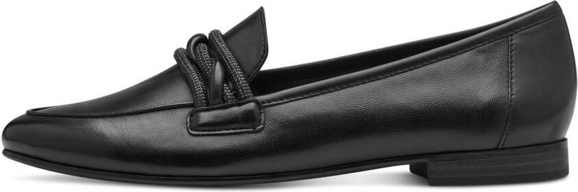 Marco Tozzi Instappers blokhak loafer business schoen instapschoen met sierband
