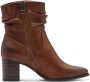 Marco Tozzi Laarsjes ANGIO blokhak business schoen met plooien in slouchy look - Thumbnail 5