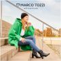 Marco Tozzi Laarsjes ANGIO blokhak business schoen met plooien in slouchy look - Thumbnail 13