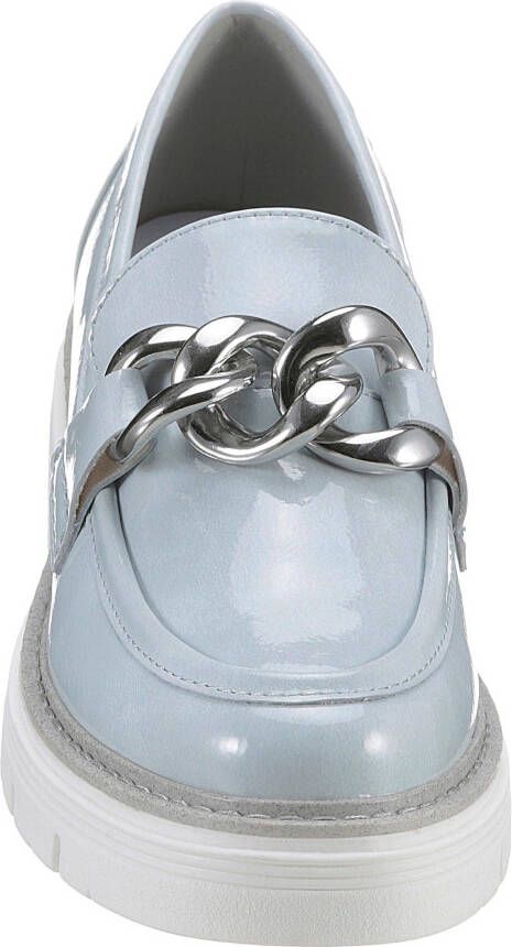 Marco Tozzi Loafers met trendy sierketting