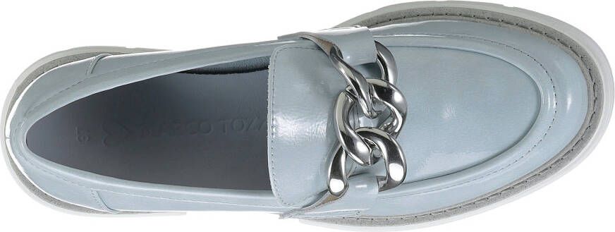 Marco Tozzi Loafers met trendy sierketting