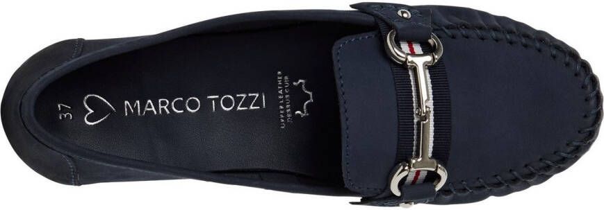Marco Tozzi Mocassins lage schoen instapschoen vrijetijdsschoen met elegante siergesp