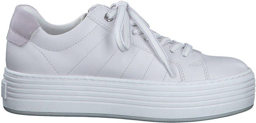 Marco Tozzi Plateausneakers met contrastbeleg bij de hiel
