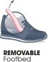 Marco Tozzi Plateausneakers vrijetijdsschoen lage schoen veterschoen met contrast bies - Thumbnail 6