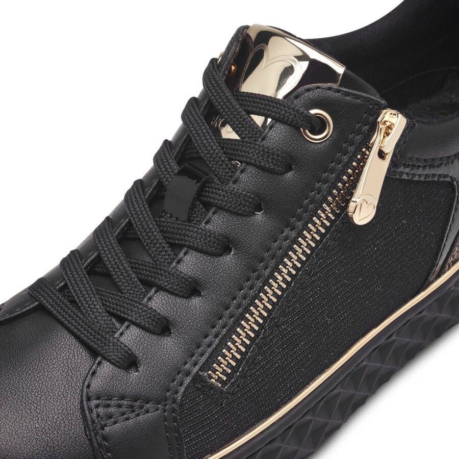 Marco Tozzi Plateausneakers Line vrijetijdsschoen lage schoen veterschoen met zijrits - Foto 8