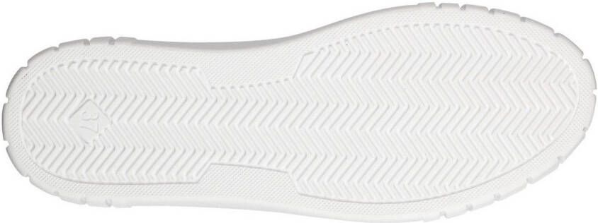 Marco Tozzi Plateausneakers vrijetijdsschoen lage schoen veterschoen met onderlegde perforatie