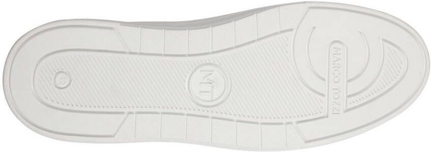 Marco Tozzi Plateausneakers vrijetijdsschoen lage schoen veterschoen met perforatie