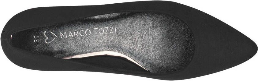 Marco Tozzi Pumps avendschoen feestelijke schoen blokhak in spitse vorm