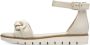 Marco Tozzi MT Soft Lining Dames Slippers en Sandalen CREAM - Thumbnail 8