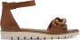 Marco Tozzi Sandalen zomerschoen sandaal wig hak met decoratieve ketting in dezelfde kleur - Thumbnail 7