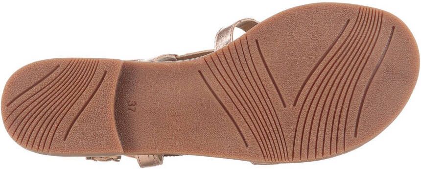 Marco Tozzi Sandalen blokhak sandalette feestdagenschuh bezet met strasssteentjes