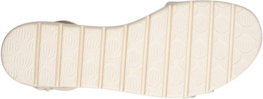 Marco Tozzi Sandalen sleehak zomerschoen sandaal met sierketting in ton-sur-ton