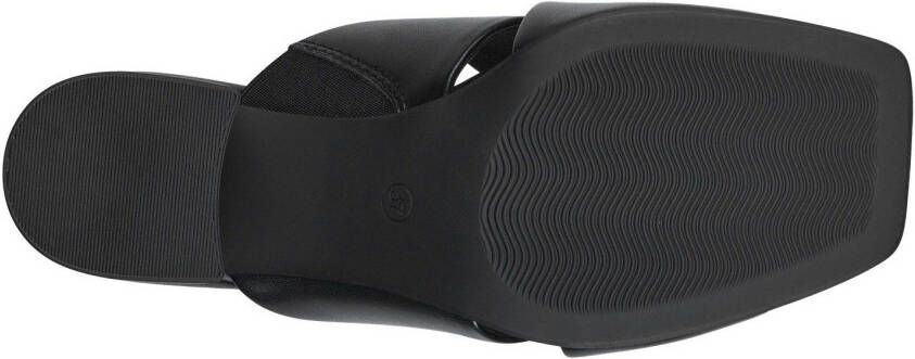 Marco Tozzi Slippers blokhak zomerschoen slippers met gekruiste bandage