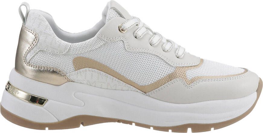 Marco Tozzi Sneakers met modieuze metallic-details