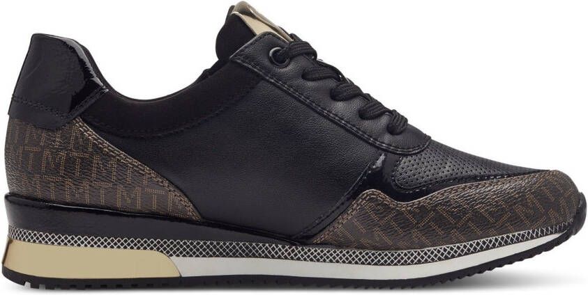 Marco Tozzi Sneakers met zijrits vrijetijdsschoen lage schoen veterschoen